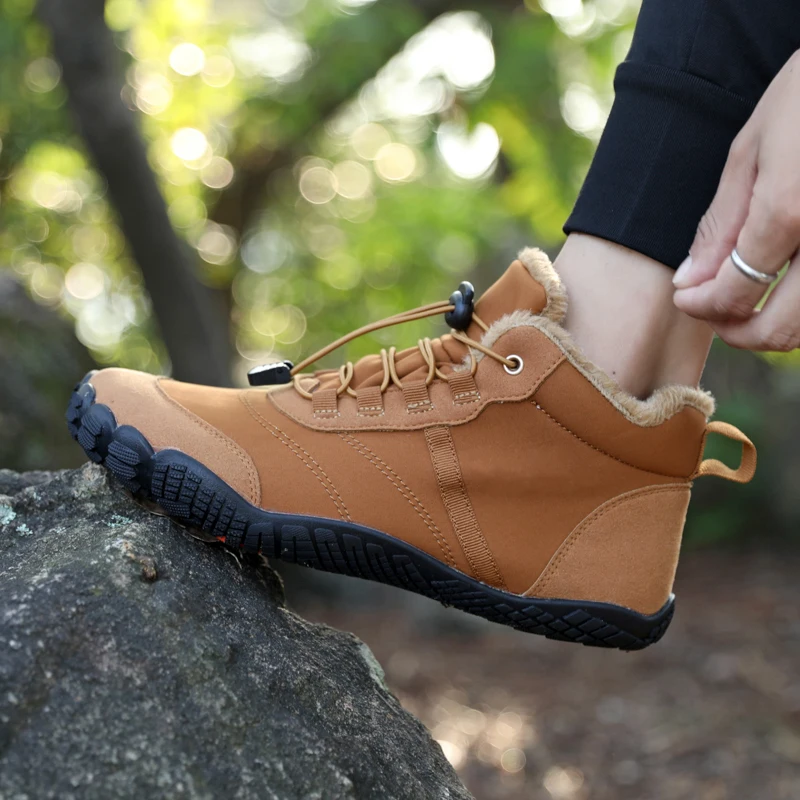 أحذية قطنية جديدة للرجال بخمسة أصابع أحذية ثلج عالية الجودة للنساء 36-46