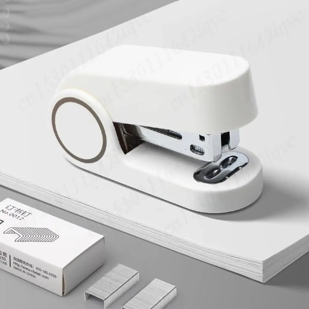 830 ستابلز مجموعة كباسات القرطاسية آلة تجليد الكتب الصغيرة دباسة محمولة اللوازم المدرسية الجمالية أوراق العمل مذكرة ملزمة #1