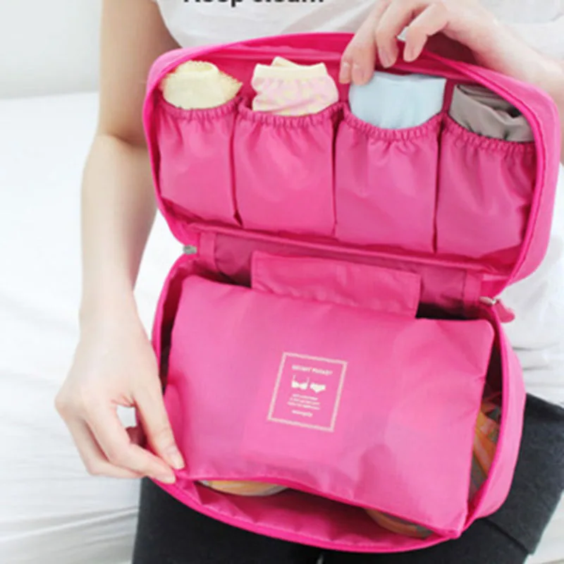 Second Generation Travel Multifunctional Underwear Bag Storage Bag, Bra Organizing Bag, Portable Toiletries Bag