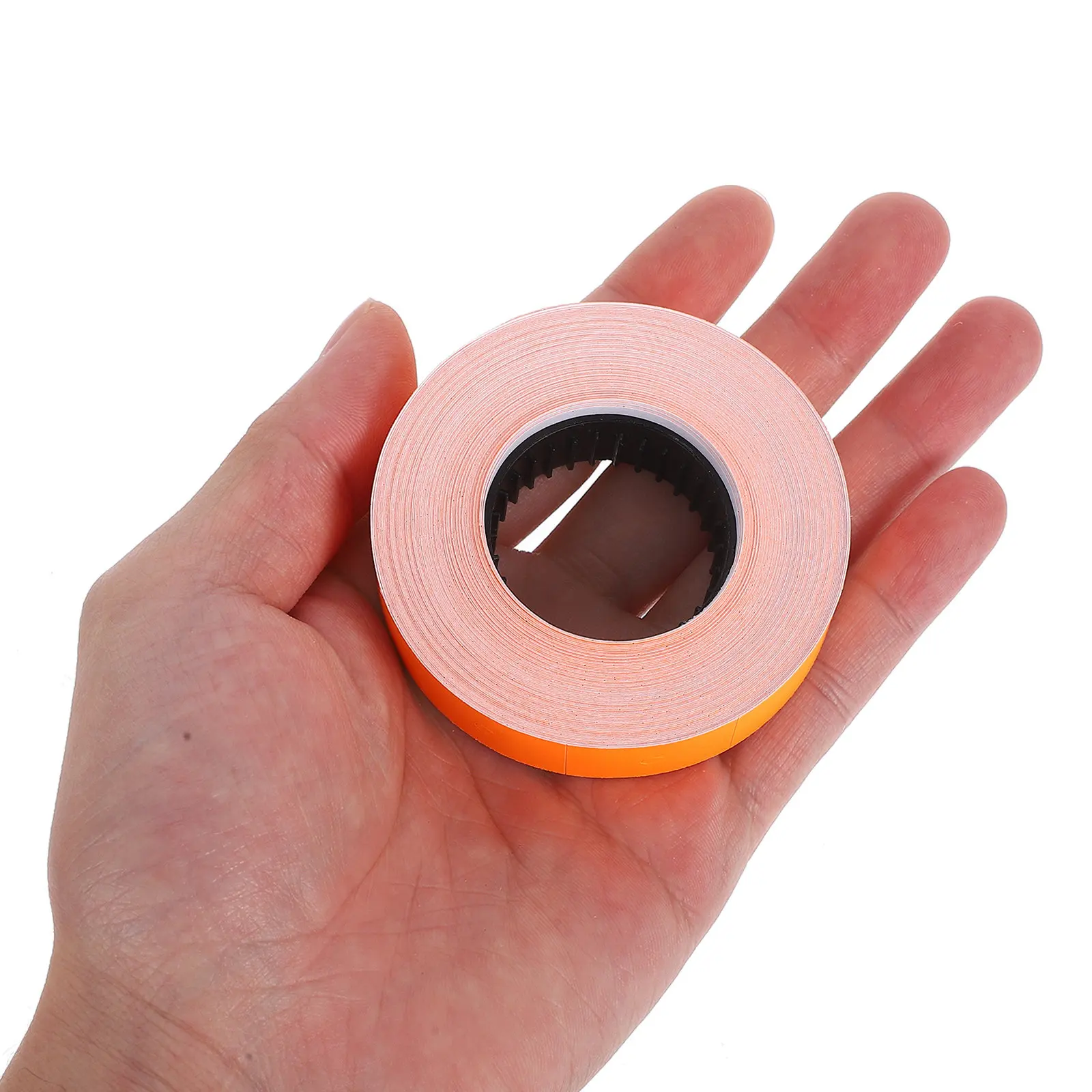 

10 Rolls Orange Price Label Paper Compatible with Mx-6600 Labeler Machine Versatile for Malls Factories Easy Application High