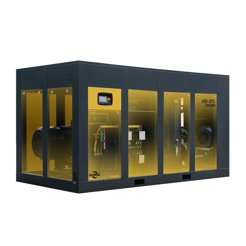 HANDE All In One Slient Industrial Air Compressor 7.5KW 11KW 15KW 18.5KW 22KW 4-in-1 Fixed Speed Screw Air Compressor