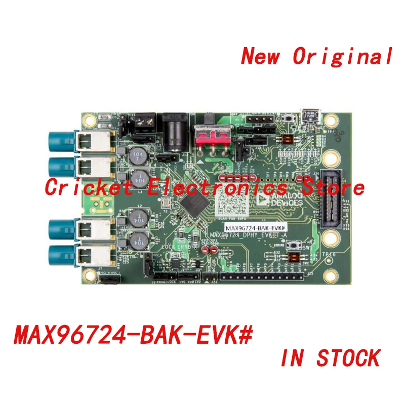 MAX96724-BAK-EVK# Interface Development Tools 6Gbps quad deserializer, 2x4 or 4x2 capable. w/COAX