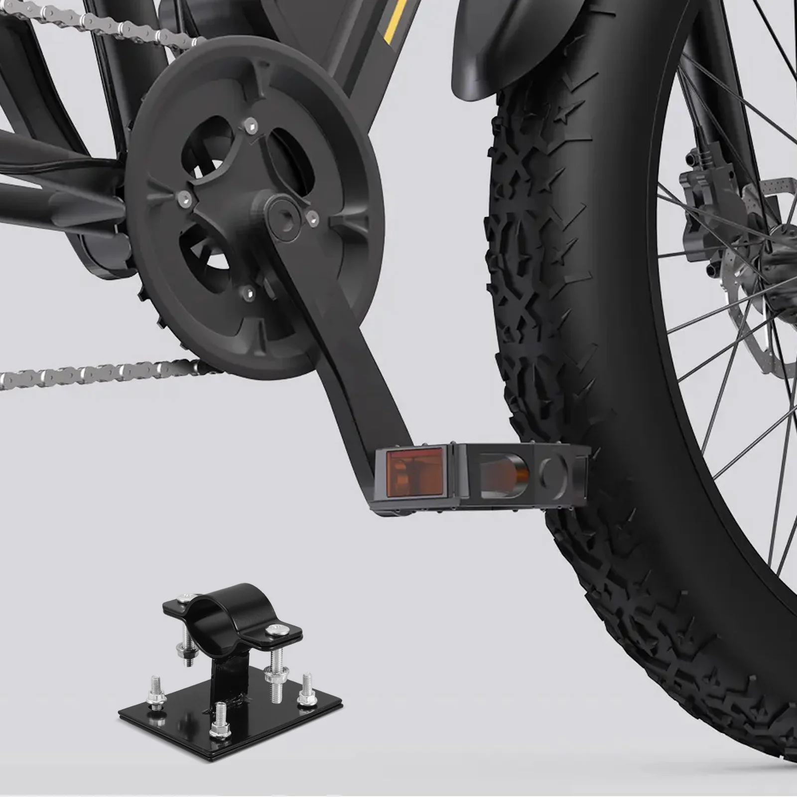 Bicycle Basket Bracket Iron Bike Front Holder Enhanced Load Capacity For E-Bike Cargo Shelf Rack Cycling Storage Bracket