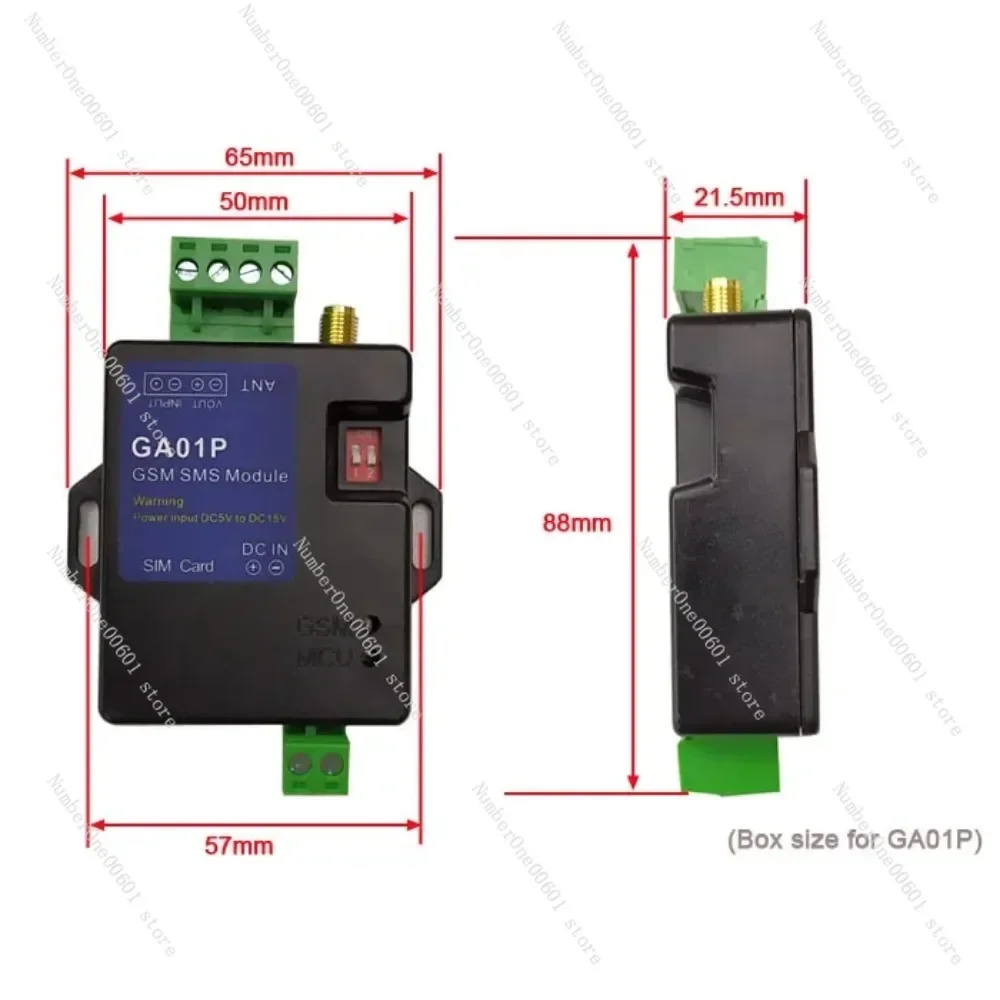 GA01P Supports Power Outage Alarm SMS Call All the Way Alarm Can Receive Acousto-optic Alarm