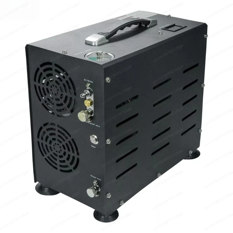 SSM  4500Psi 300Bar PCP Air Compressor 800W Dual-Cylinder High Pressure Compressor Auto Stop Oil-free PCP Airgun Rifle Diving