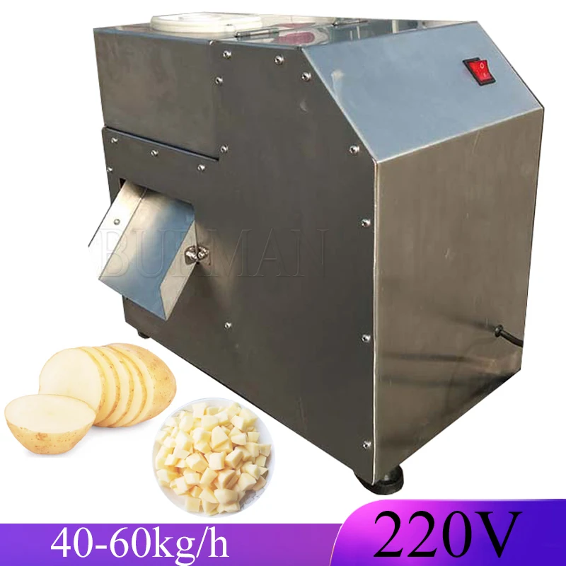 

550W Stainless Steel Vegetable Cutter Commercial Multifunctional Carrot Sweet Potato And Section Shredder