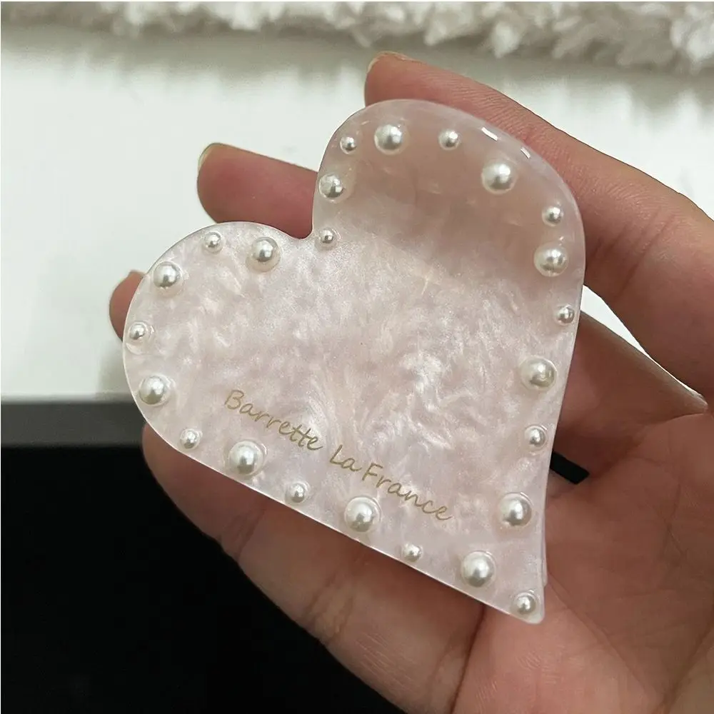 أزياء حجر الراين الحب القلب مشبك شعر مشبك شعر دبوس الشعر حمض الخليك مشبك شعر الهندسة اللؤلؤ INS القرش كليب إكسسوارات الشعر