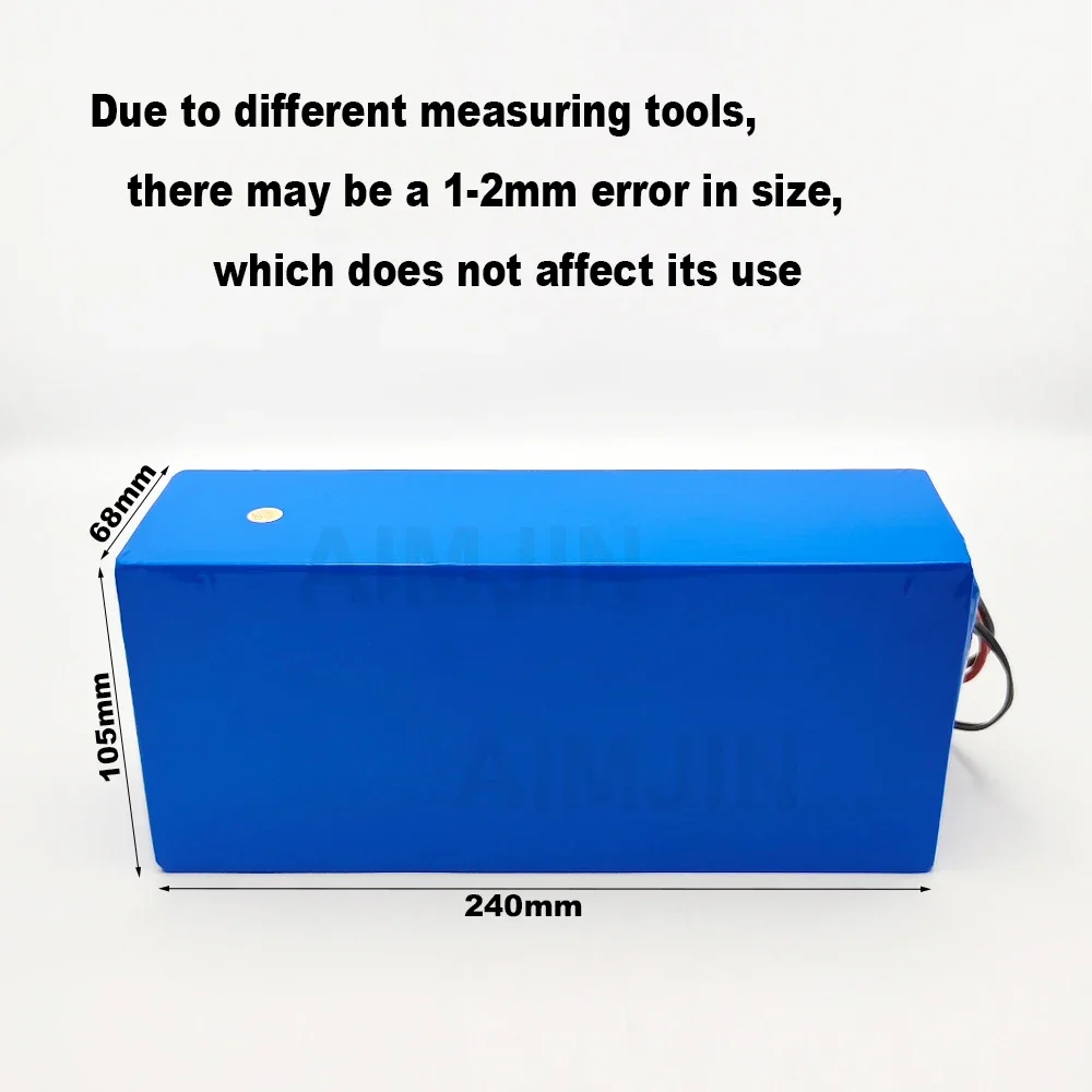 13S5P Battery Pack  48V 20Ah 18650 Lithium Built-in Intelligent BMS For 500-1000W electrical machinery+charger