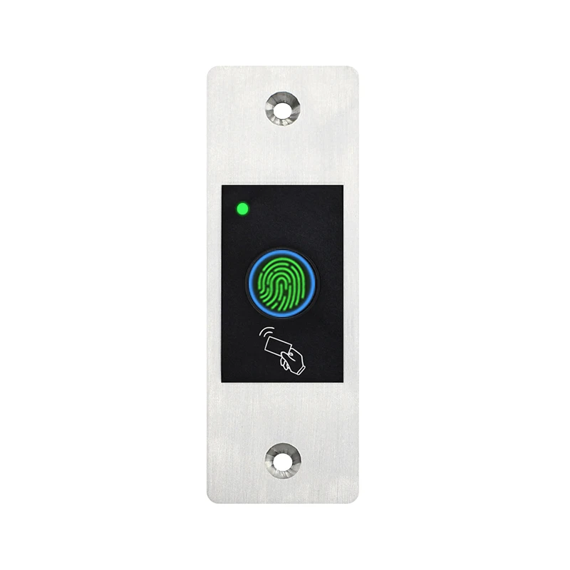 Wall Mounted Embedded 125KHz RFID Proximity Fingerprint Access Control Reader Biometric Door Lock controller