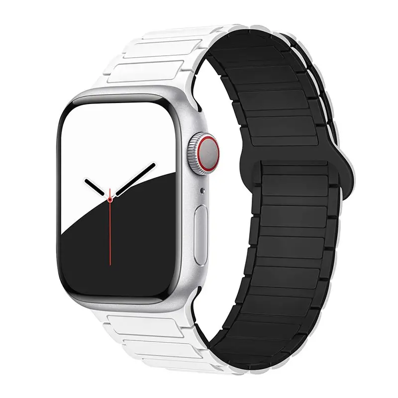

Colorful breathable silicone compatible iWatch strap 38mm 40mm 41mm 42mm 44mm 45mm 49mm fashionable strap