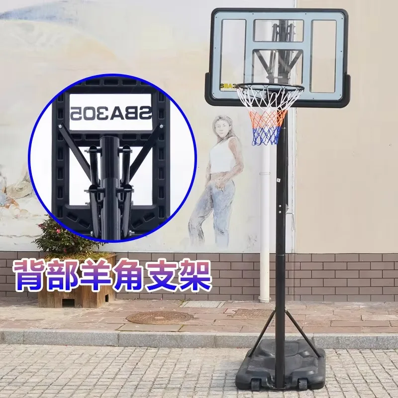 Outdoor Indoor Portable Basketball Ring With Stand For Home Training Tool Safe Stable Durable Reliable