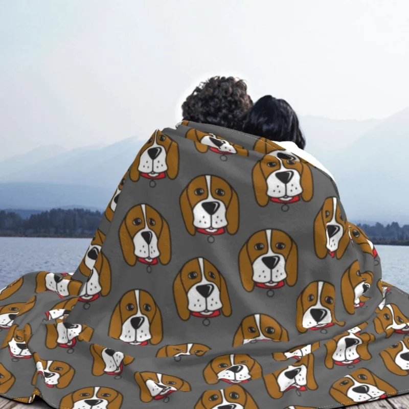 Beagle Rescue Victoria Merch Blanket Flannel Spring Autumn Soft Throw Blankets for Bedding Home Couch Camp Cinema