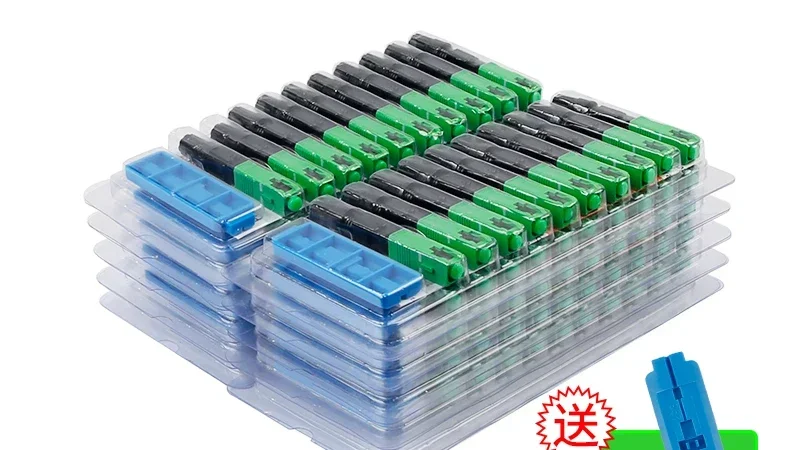 

Embedded fiber optic connector SC/APC fiber optic cold connector fast connector fiber optic cold