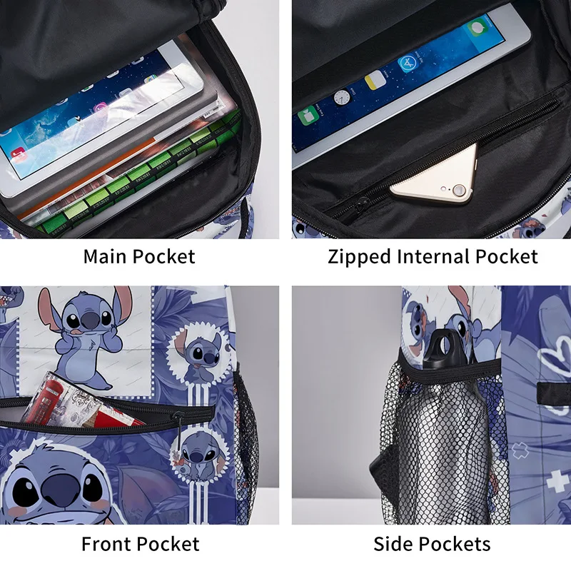Disney Kinder Cartoon Stich Rucksack Schult asche Rucksack Grundschule Schult asche