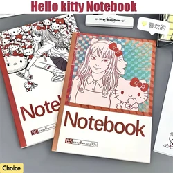 30 Pages Hello Kitty Notebook Anime Sanrio New Student Homework Notebook Creative Cute Girls Diary Writing Book School Supplies