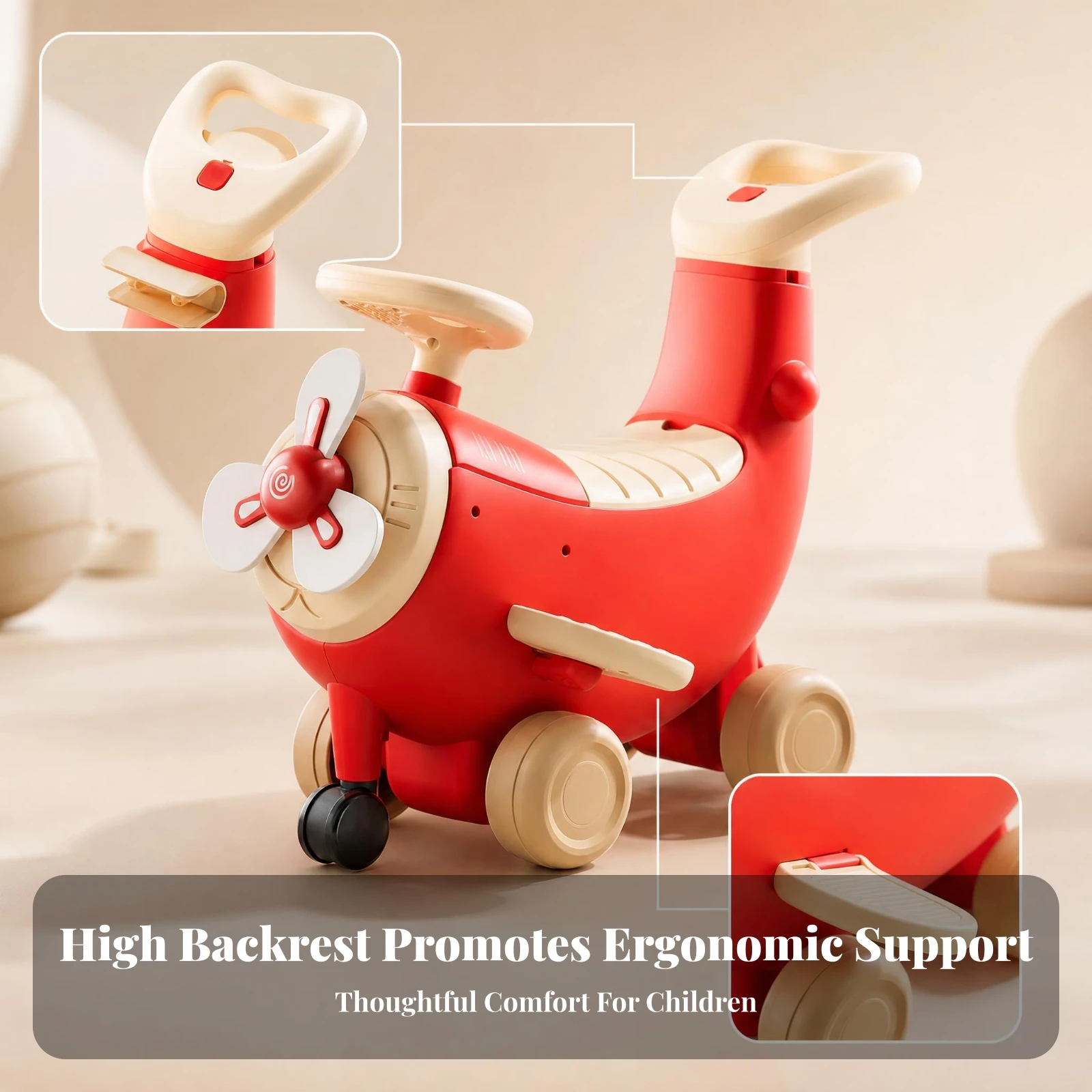 banana-airplane-push-along-toy-anti-tip-music-push-along-toy-toy-kids-vehicle-push-handle-high-backrest-for-children