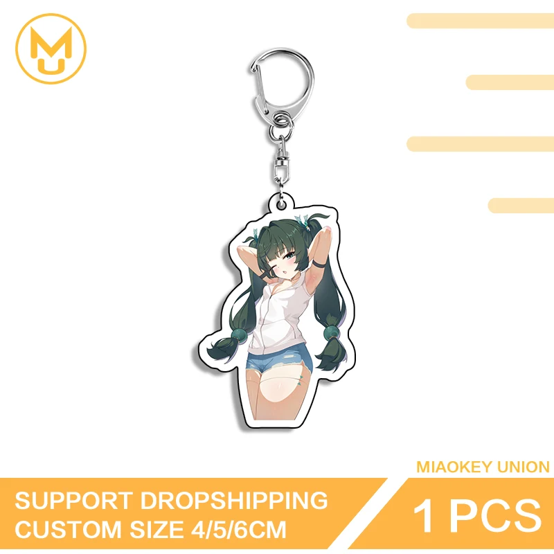 Qingyi Ai Girl Key Holder Zenless Zone Zero Lighting Merch Customized Hanging Ornament Creative Personality Amusing Props