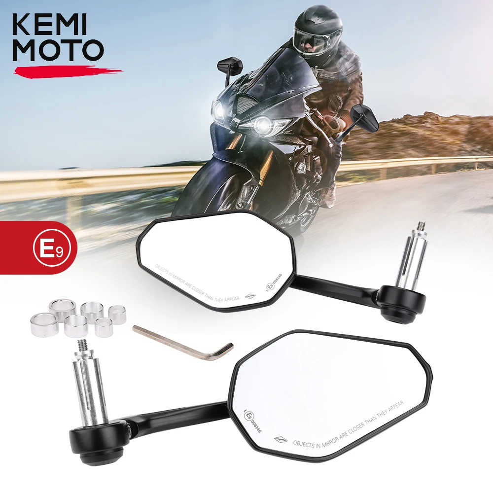 Motorcycle Mirror Handlebar End Mirror 7/8 