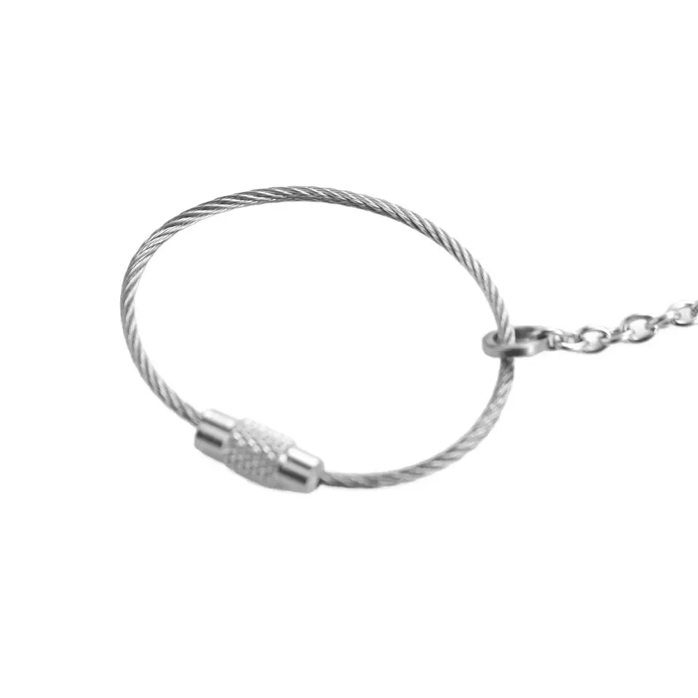 Steel Outdoor with Swivel Buckle Cockatiel Starling Parakeet Foot Chain Bird Stand Ankle Parrot Foot Ring Bird Accessories