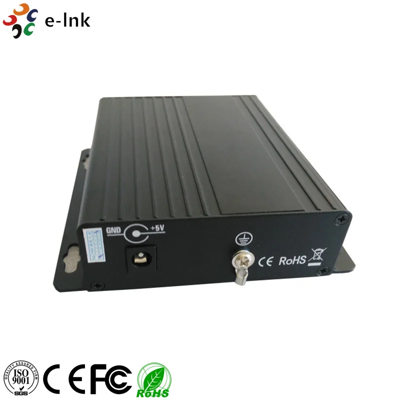 Media Converter Industrial RS232 RS422 RS485 Serial to Fiber Optic Modem