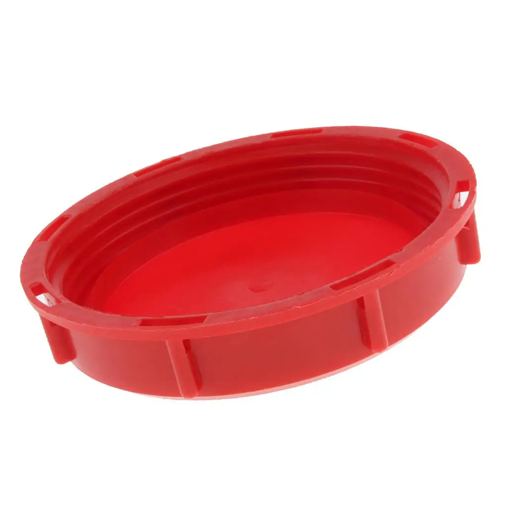 1000L IBC Tank Lid,IBC Tote Fitting Cover Cap for Water Liquid Storage,Plastic Red 163mm