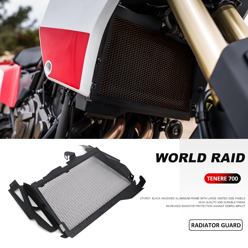 

T7 Tenere700 Motorcycle Radiator Grille Guard Cover Oil Cooler Guard Protection For YAMAHA Tenere 700 TENERE 700 WORLD RAID 2025