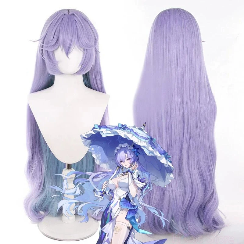 

Новая игра Wuthering Waves Cantarella Косплей Парик Девушка Лолита Фиолетовый Длинные Вьющиеся Волосы Термостойкие Синтетические Парики Хэллоуин Опора