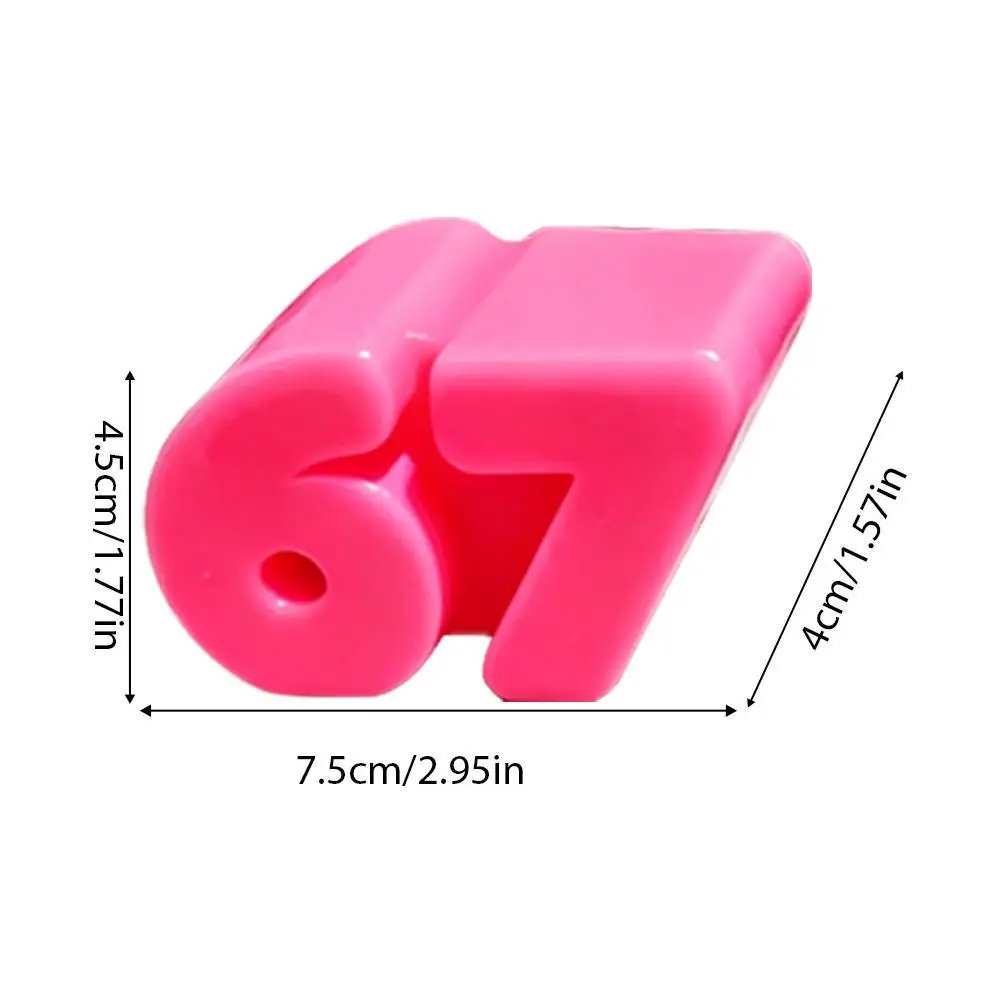 1Pcs Number 67 Squeeze Toy Stress Relief Squeeze Sensory Toys Office Relaxation Toy Commemorate Gifts Birthday Party Favors
