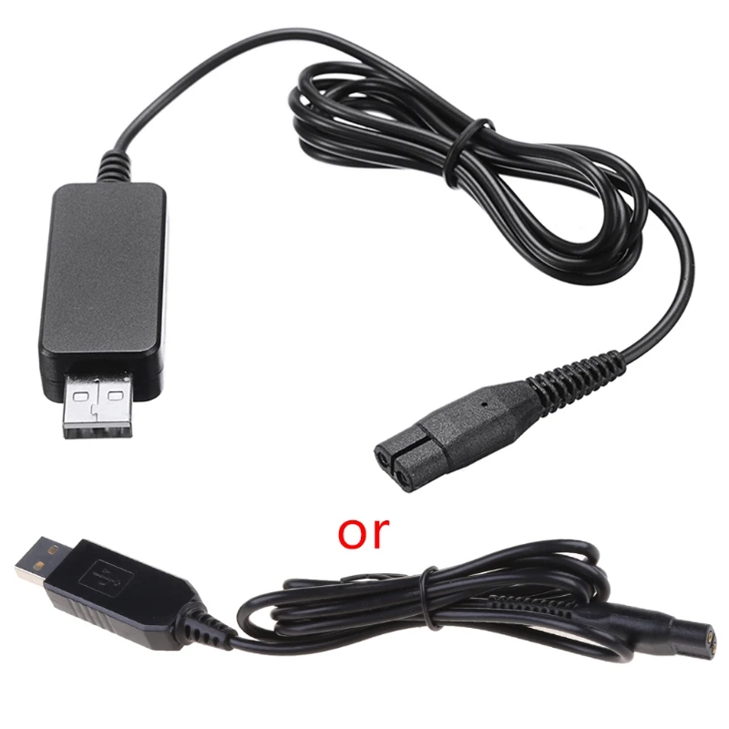 573A 4.3V USB Power Adapter Charging Cable Cord for One Blade Shaver For YQ318 A00390 QP2520/72 USB Charging Cable