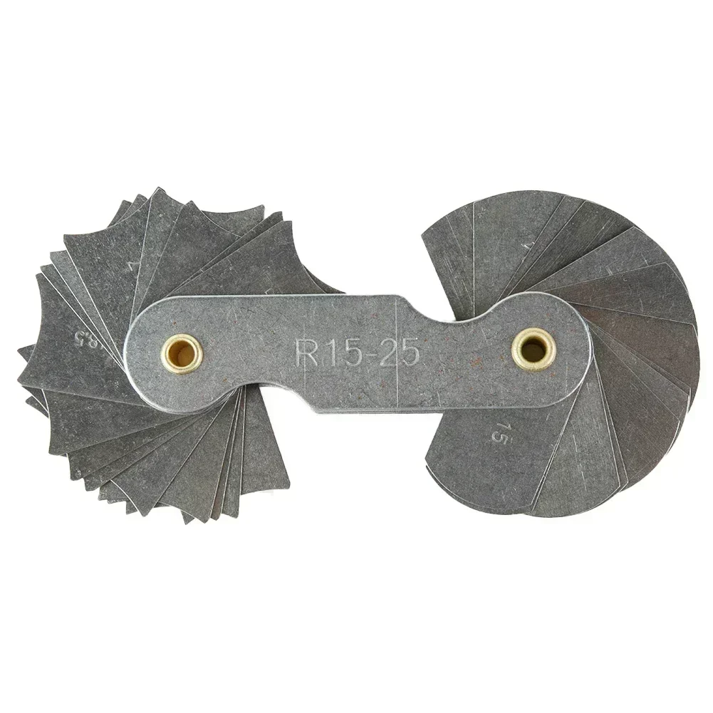 Bán Kính Bản Mẫu R Đồng Hồ Đo R1-6.5/R7-14.5/R15-25 /R26-80 Bán Kính Đồng Hồ Đo Đĩa Phi Lê Thước Đo Đo Dụng Cụ Đo Cao Độ