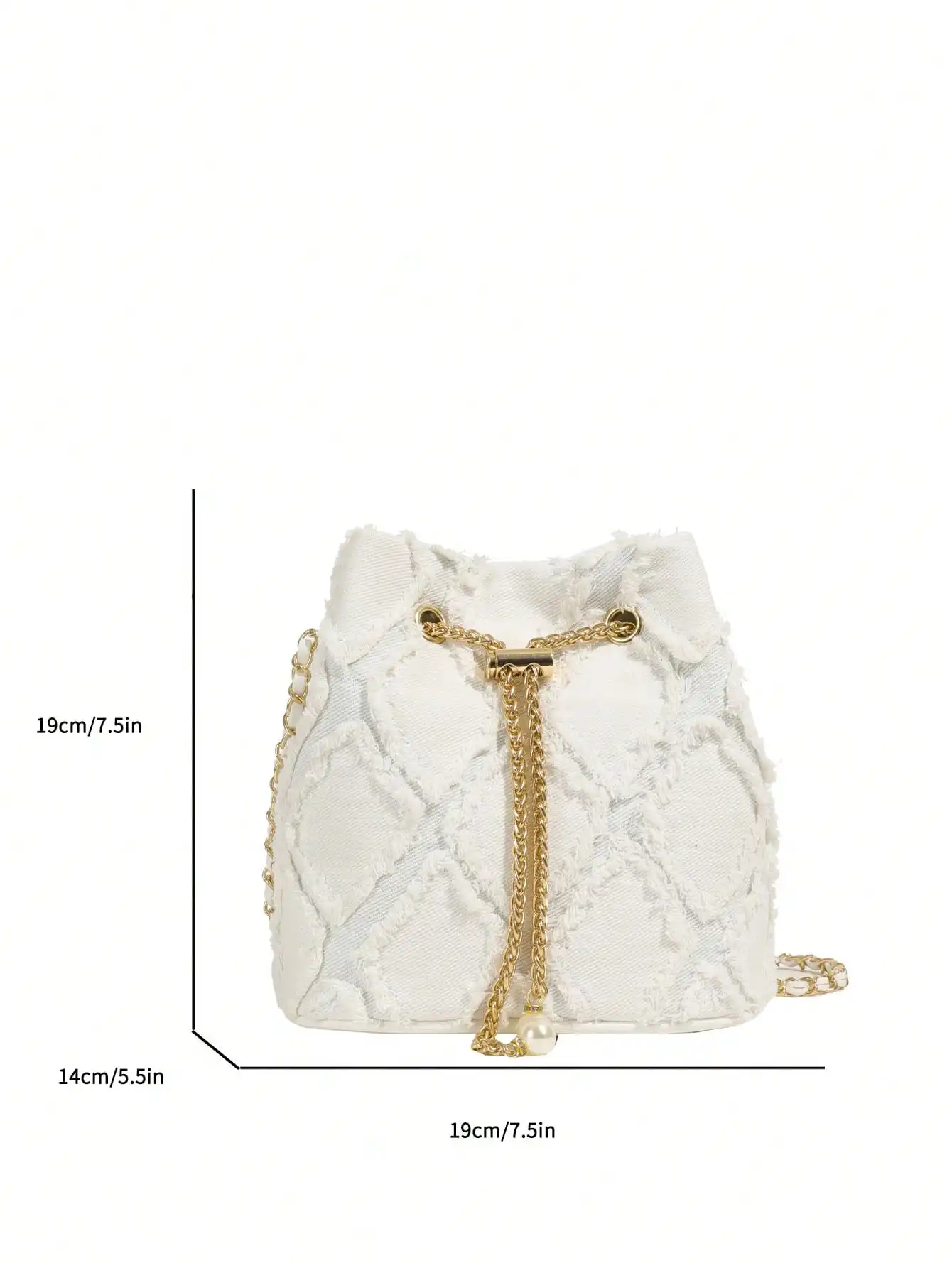 حقيبة دلو شبكية كلاسيكية جديدة من حجر الراين الصلبة لعام 2024: رباط معدني، نمط كتف للتسوق