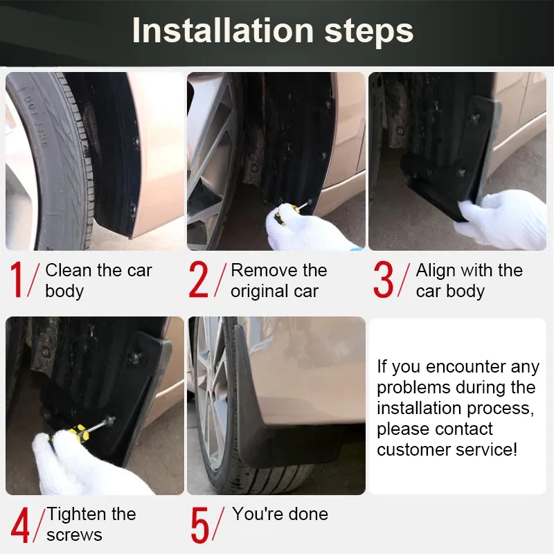 

For Volvo V90 Car Accessories 2017-2024 2018 2019 2020 2021 2022 2023 Dust-proof Mudguard MudFlaps Fender Guard Splash Protect