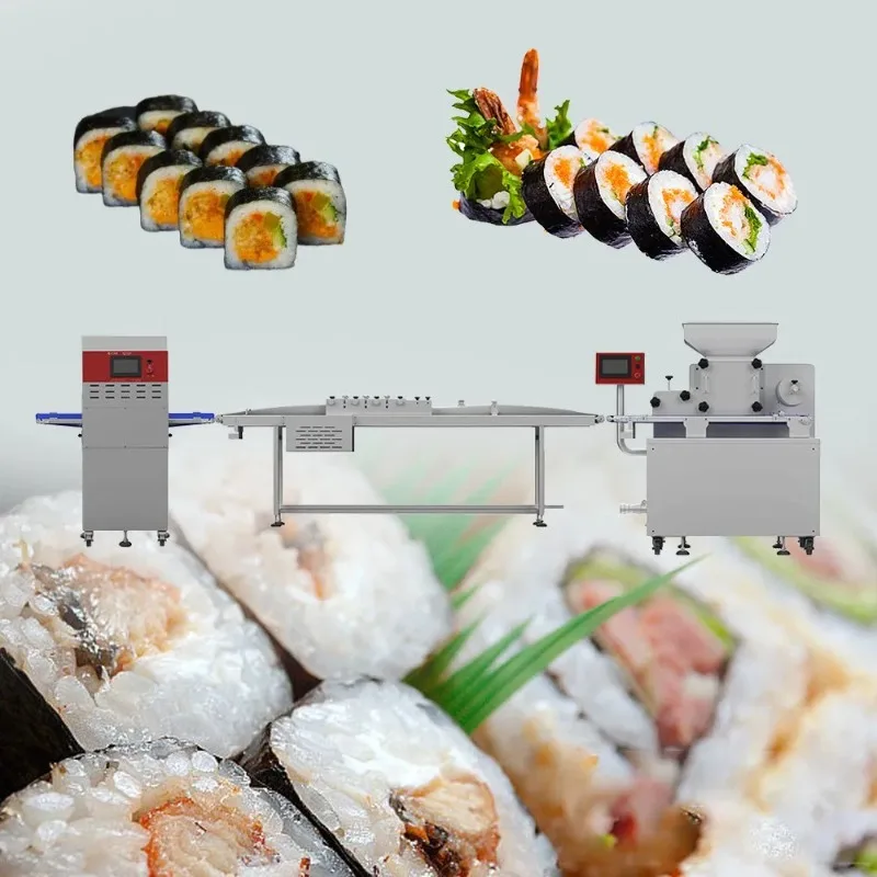 Industrial Sushi Making Machine Customized, High Efficiency Automatic Production Line for Commercial Sushi Processing