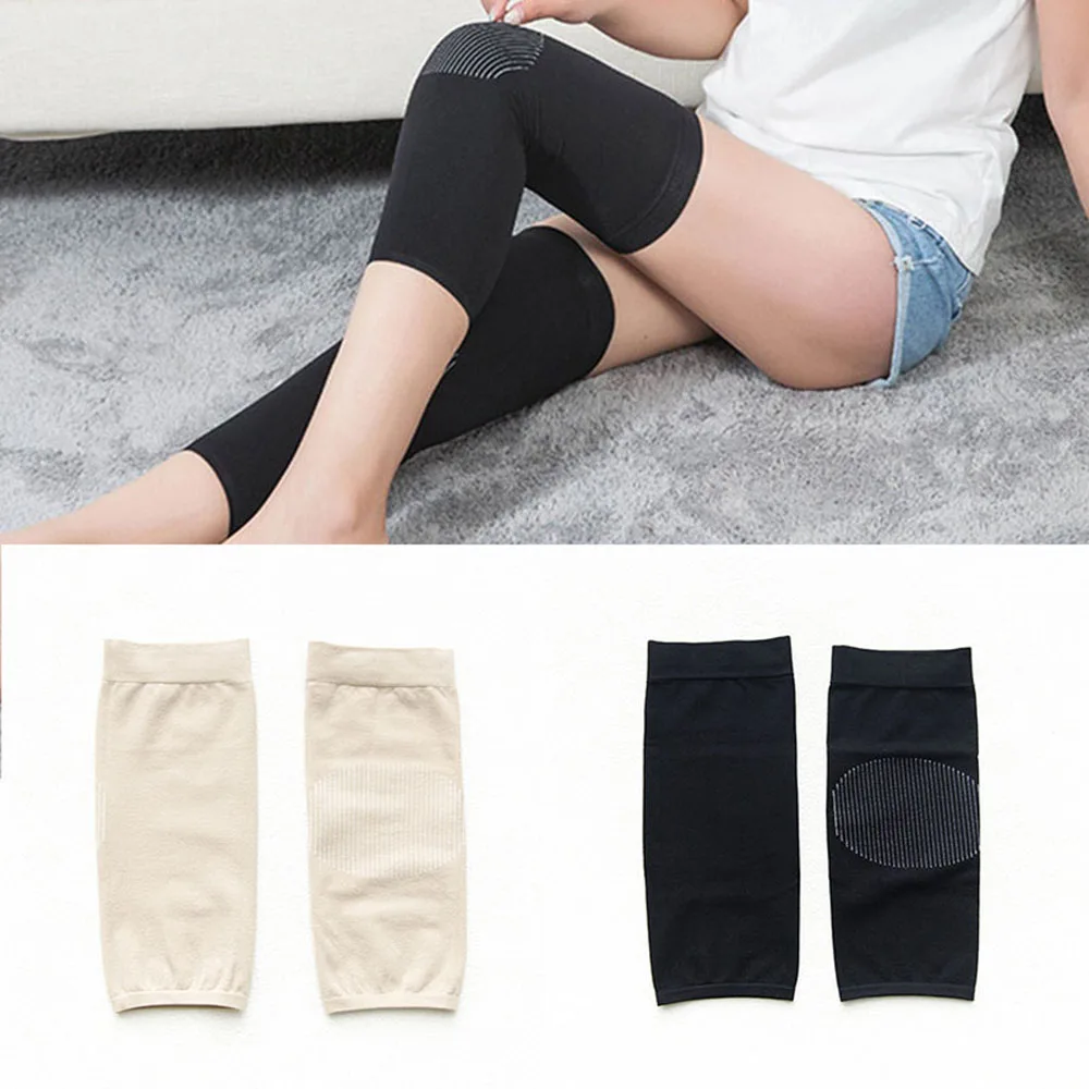 Summer Thin Knee Sleeve For Women Leg Warmers Knee Protector Cover Light Weight Elastic Leg Sleeves Knee Pads High Kneecap