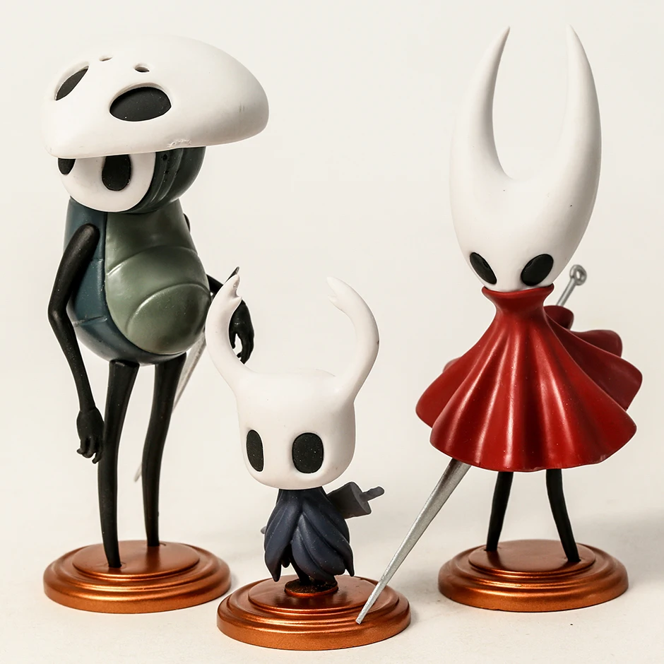 Hollow Knight Silksong Hornet quirel figuras de decoración, muñecos, colección de juguetes, regalo, 3 piezas por juego