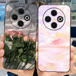 For Tecno Spark 30C 4G kl5 kl5n Capa Case Marble tulip Fundas SOFT Silicon Proective Back Cover for Tecno Spark30C 30 C Shell