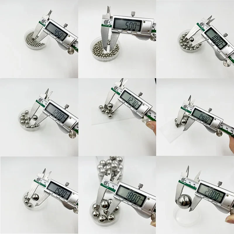 304 Stainless Steel Solid Balls 1mm-125mm, High Precision Bearings, Anti-Rust Metal Balls for Industrial Machinery - Image 2