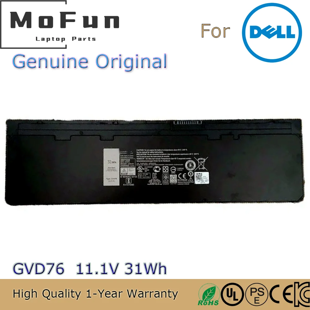 

Brand New Original GVD76 11.1V 31Wh Laptop Battery for Dell Latitude E7240 E7250 Ultrabook