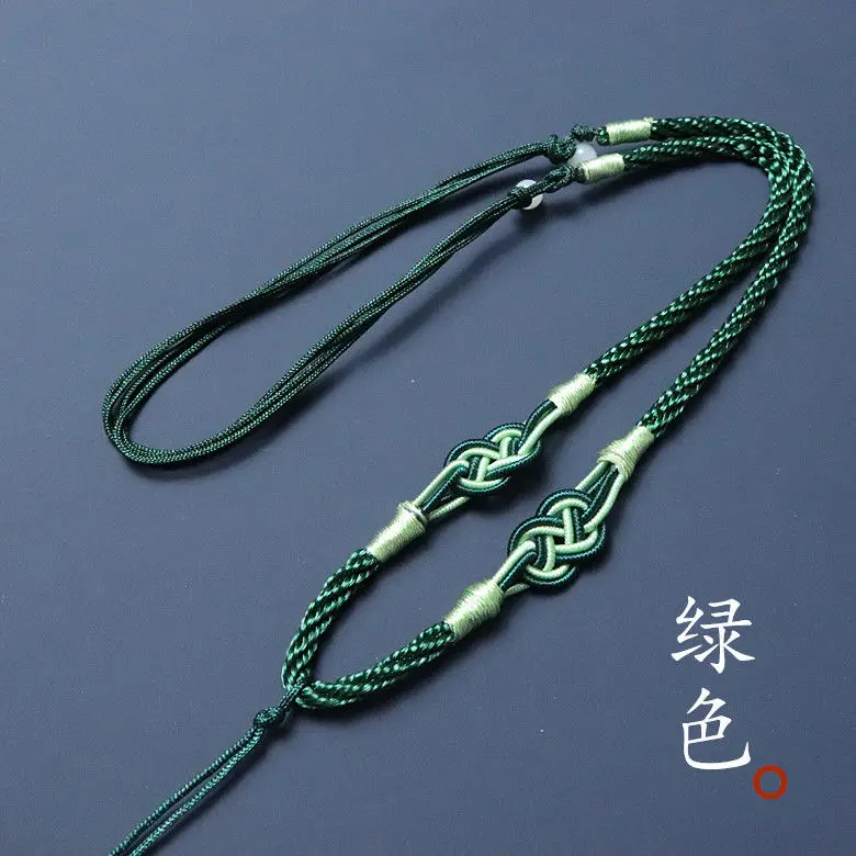 

2024 Creative Hand-woven Rope Necklace Can Adjust Original Multi-color Personalized Jewelry Accessories Neutral Rope New