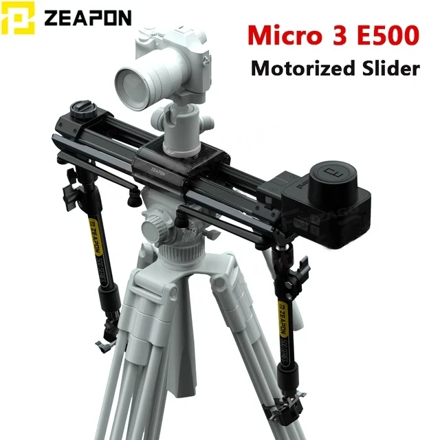 Zeapon Gemotoriseerde Micro 3 M500 E500 M700 E700 M1000 E1000 Elektrische cameraschuif Draagbare reisafstand 59 cm/21,2 inch 4,5 kg
