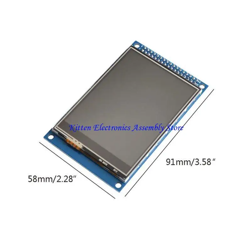96GD ILI9341 Wide Visual 3.2 inch TFT LCD Display Screen 18 Pin 320x240 Weld Solder 4 Wire SPI Backlight