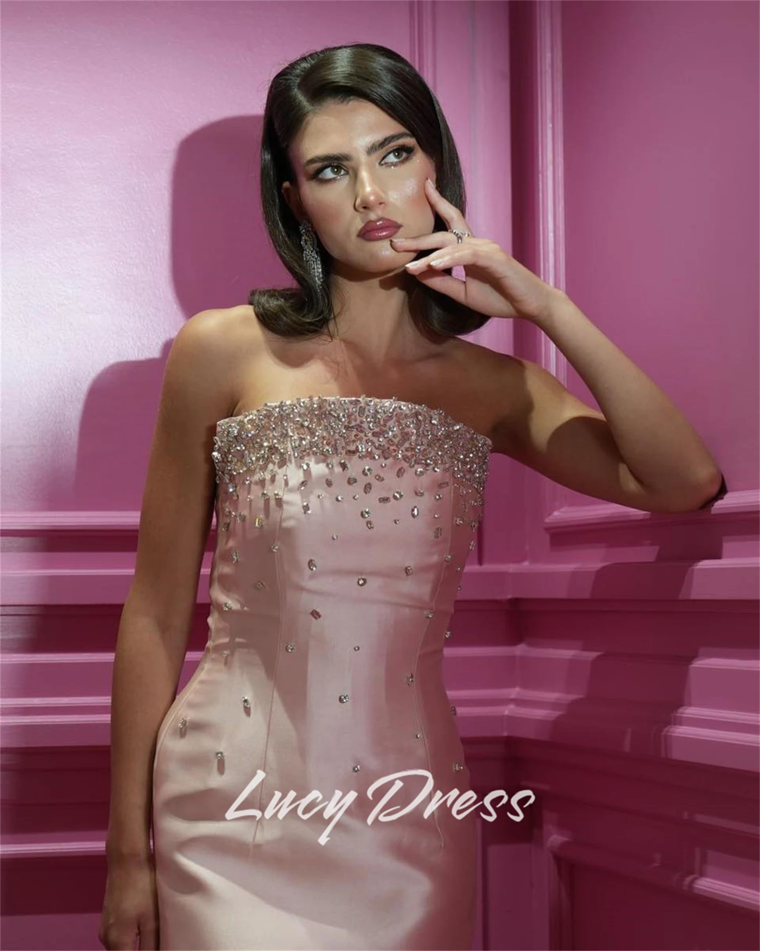 

Lucy Customized Party Dress for Wedding Evening Dress Woman Dresses Gala Serene Hills Dresses for Special Occasions Mermaid Prom
