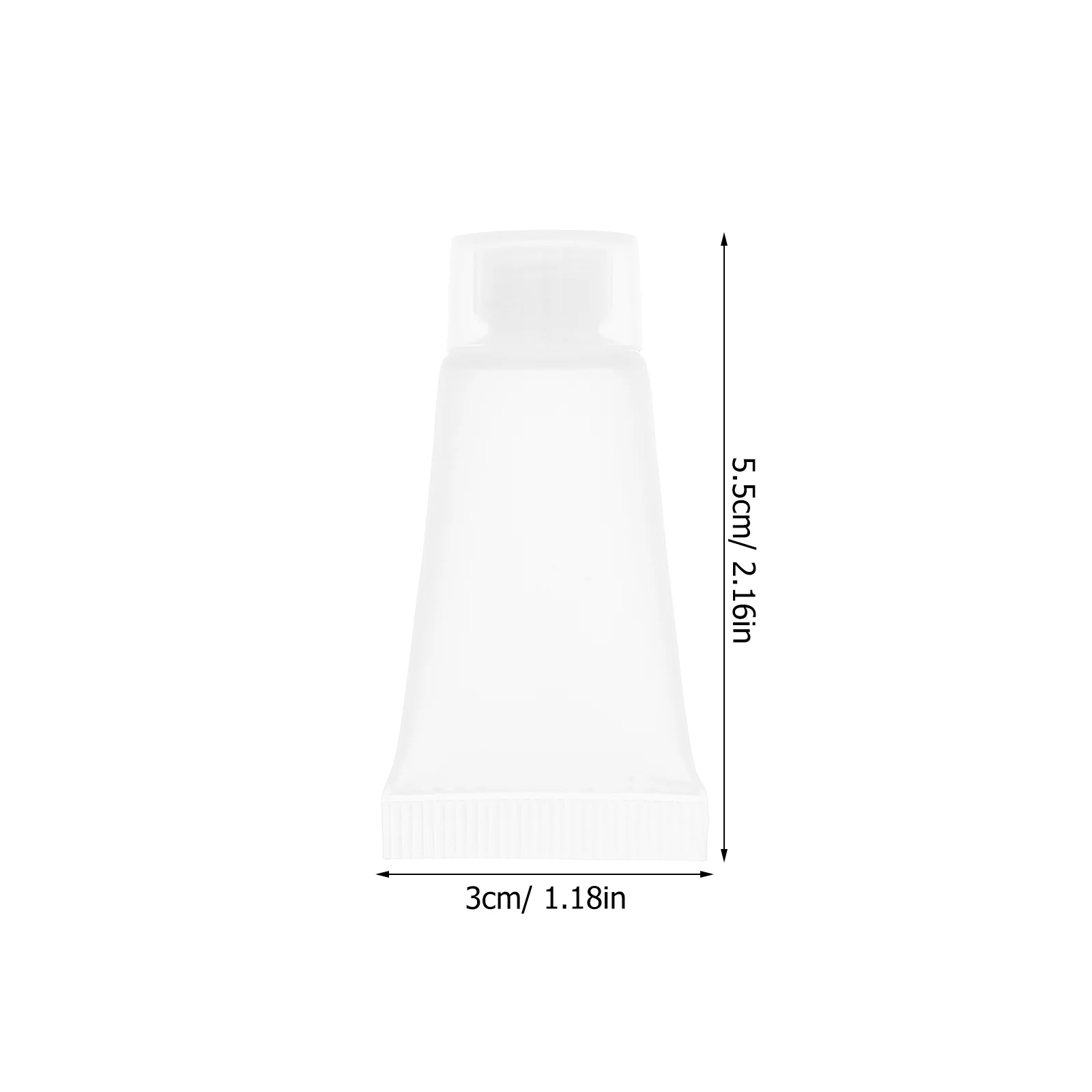 50pcs Refillable Travel Tubes Empty Squeezable Containers For Lotion Shampoo Conditioner Cream Sample Bottle Leakproof