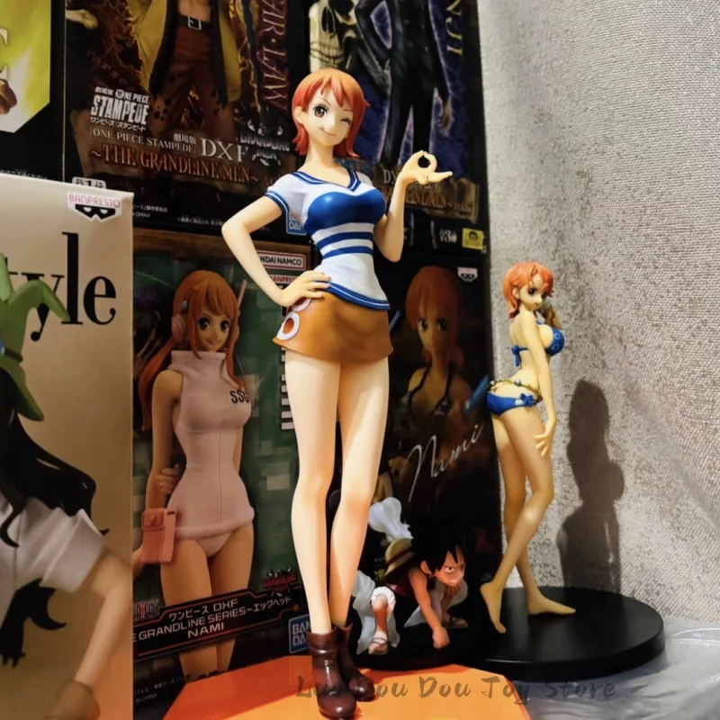 

Оригинальные фигурки Bandai S.H фигурок Shf One Piece Nami Романтика рассвет Аниме Коллекция фигурок модель сюрприз игрушки подарки