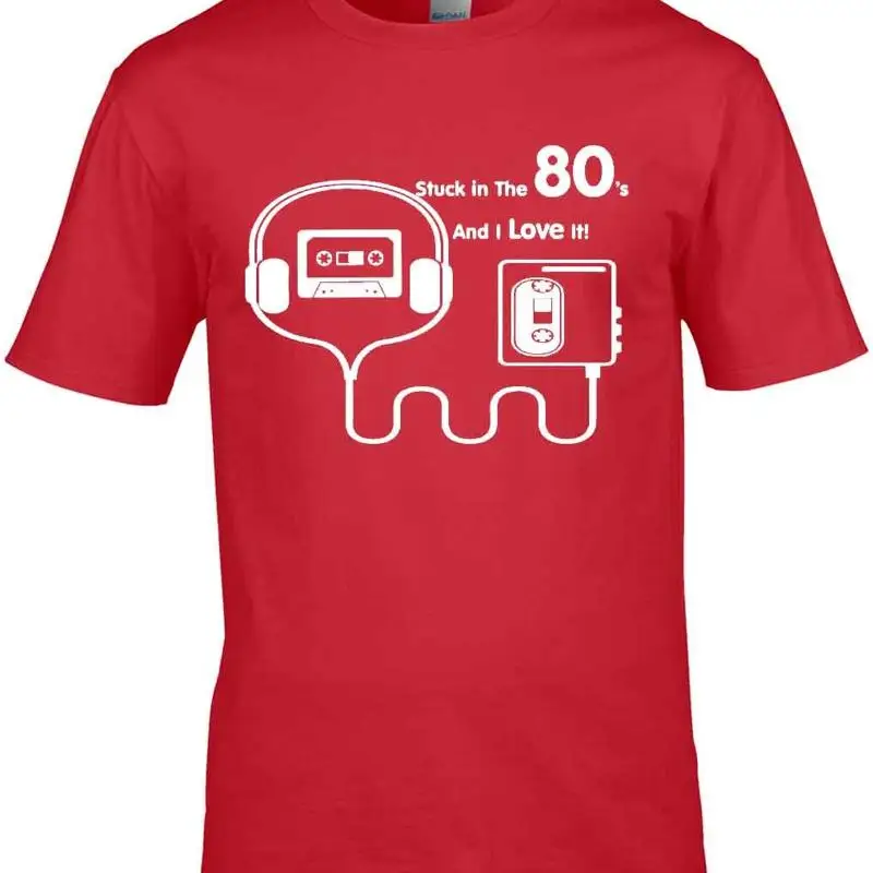 Eighties 80'S T Shirt Party Stuck In The And I Love Funny Theme