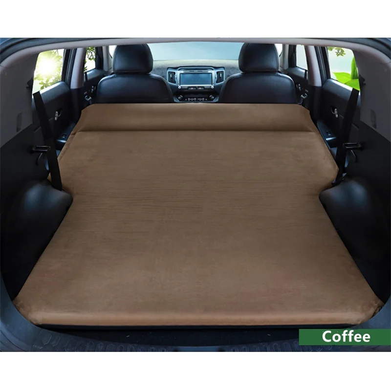 For Tesla Model Y 3 Car Interior Accessories Car Automatic Inflatable Surface Suede Mattress Travel Travel Fold Bed For SUV MPV