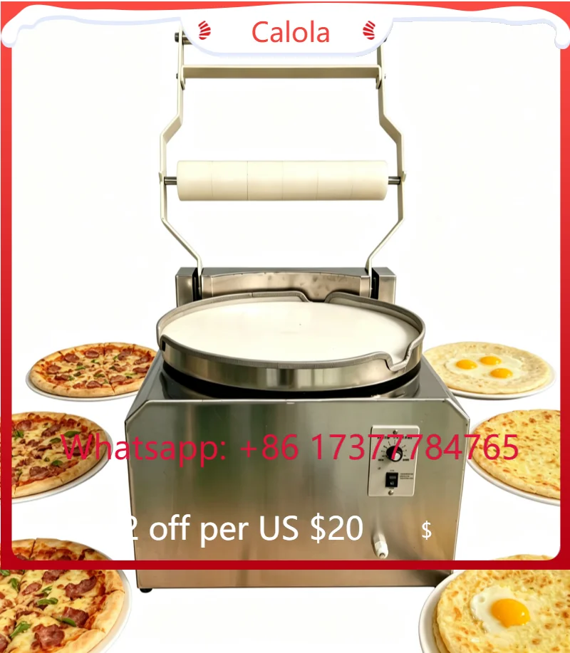 40Cm Flatbread Roller Electric Dough Press Imitation Handmade Tortilla Making Machine