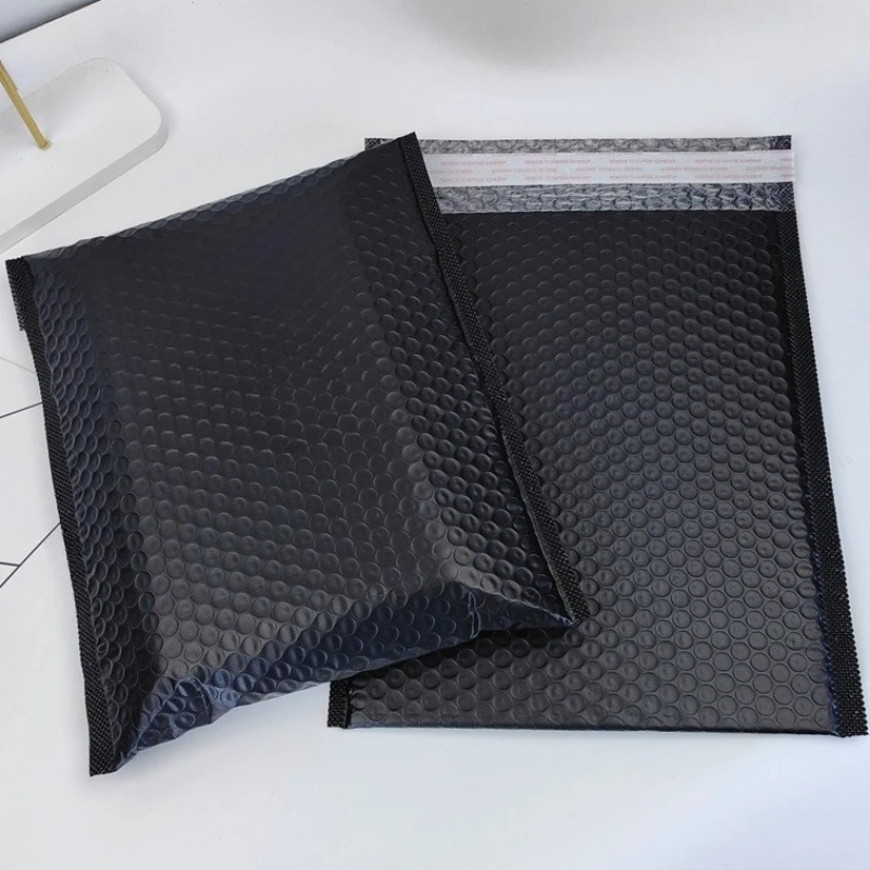 الجملة أسود أبيض رغوة أكياس المغلف الذاتي ختم البريدية مغلفات الشحن مبطن مع أكياس بريد فقاعة حزم الشحن