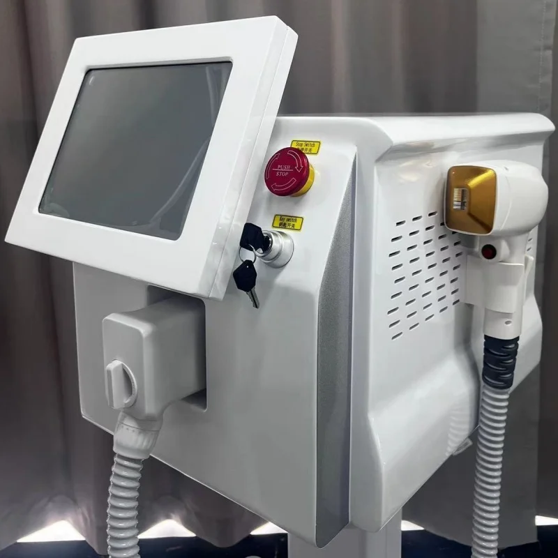 Professional 808nm Diode Laser Remove Hair Machine Skin Rejuvenation Ice Titanium Painless Permanent Hair Removal Device