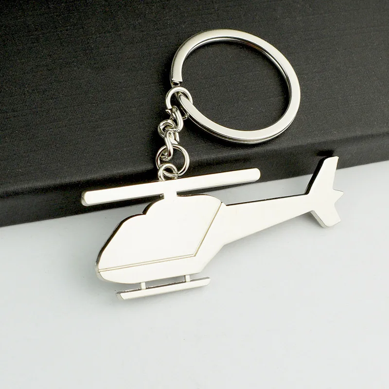 Remove Before Flight Key Chains Helicopter Shaped Key Ring Chain for Aviation Gifts Airworthy Creative Plane Keychain Jewelry